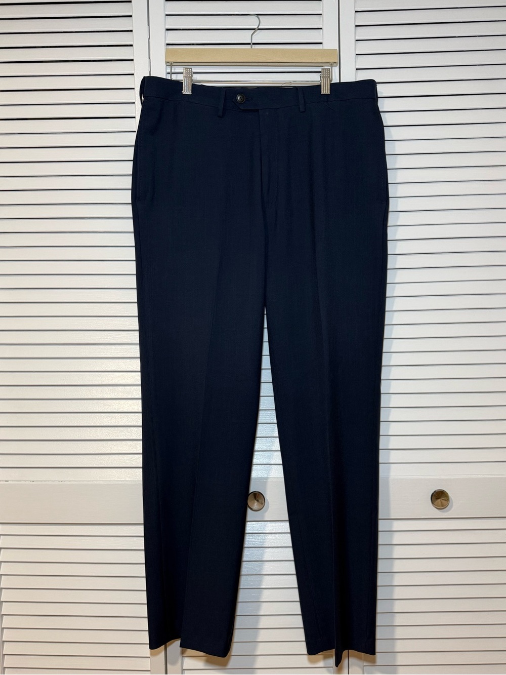 Haggar Men's Classic Navy Dress Pants